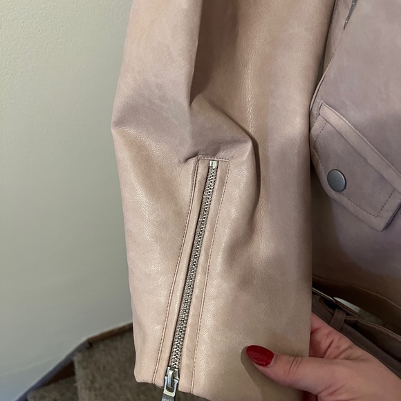 Avec Les Filles Faux Leather Moto Jacket - Picture 8 of 10